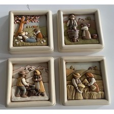 Raro Set 4 Sculture in