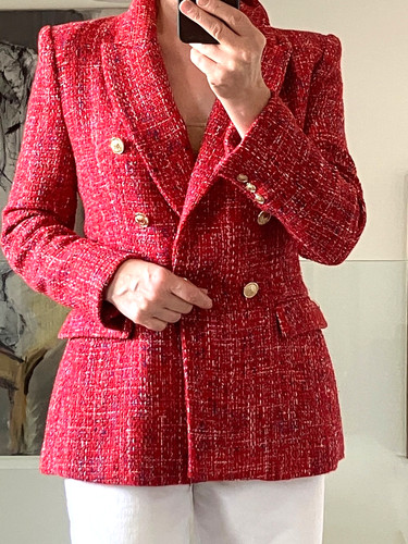 Giacca blazer doppiopetto