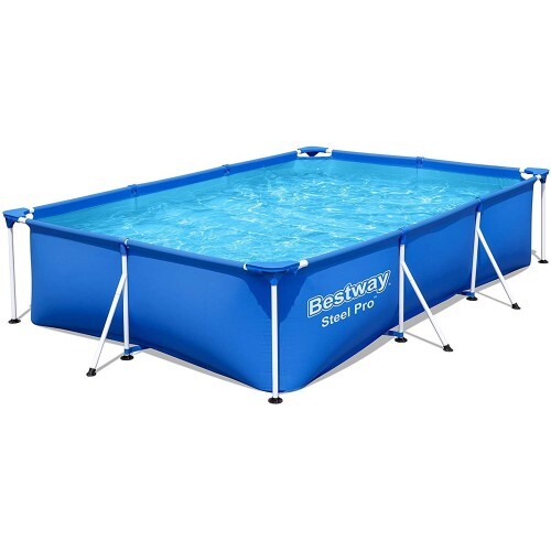 Piscina rettangolare steel pro - piscina,