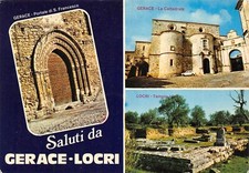 AL16-3A) SALUTI DA GERACE LOCRI VEDUTE REGGIO CALABRIA