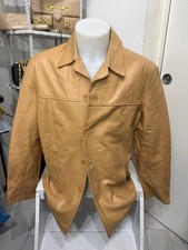 Giacca giubbotto uomo in pelle Gianni Ruggieri cammello tg. M cod. AM68