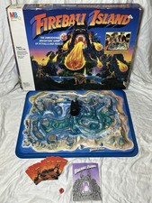 Fireball Island originale gioco da tavolo vintage Milton Bradley 1986 *Incompleto*