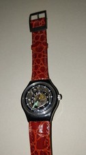 Swatch Automatico 1993 - SAB102 - Black Circles - NEW
