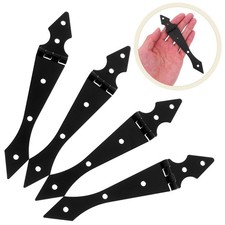  4 Pcs Cerniere in Ferro Nero