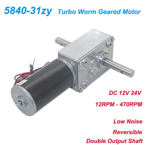 Motoriduttore turbo worm - worm, dc