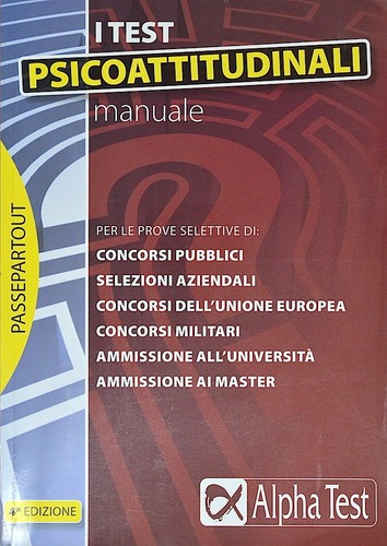 Test psicoattitudinali manuale - test,