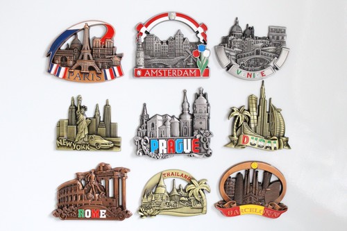 Metal fridge magnet souvenir - magnet,