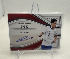 Giovanni Reyna 2023-24 Pannini Immacolata Inchiostro Auto /49 #IK-GR USA