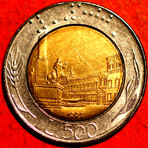 Italy 500 lire 1991 111 - lire,