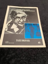 TAXI DRIVER 1976 Oscar spot miglior colonna sonora di Bernard Herrmann & THE FRONT Woody Allen