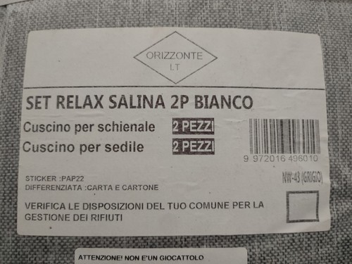 Cuscini set giardino - , salina