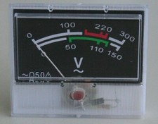 Voltmetro analogico - voltmetro, da