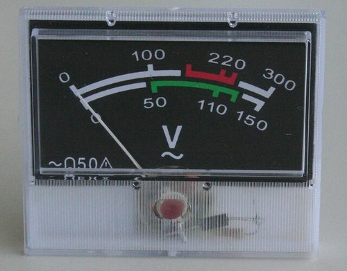 Voltmetro analogico - voltmetro,