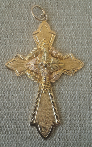 Ciondolo croce oro - , massiccio