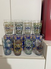 BIRRA MESSINA 8 BICCHIERI Cristalli Di Sale Tributo Artisti Siciliani