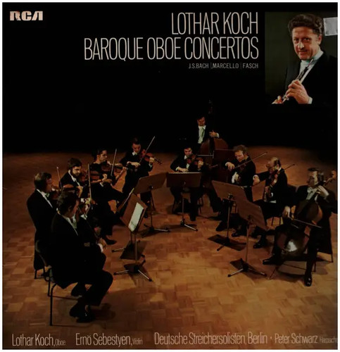Bach marcello fasch - lp,