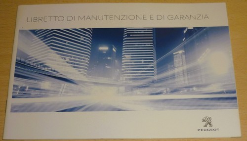 Libretto garanzia tagliandi - garanzia,