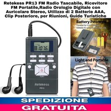 Radio FM Tascabile,Ricevitore