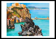 RENATO GUTTUSO -  SERIGRAFIA   CM.  70 X 100 SCILLA