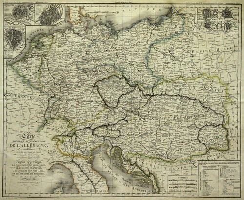 Germania originale incisione - originale,