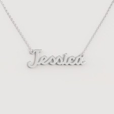 Collana NOME donna acciaio 316L | ciondolo con nome personalizzato | Jessica