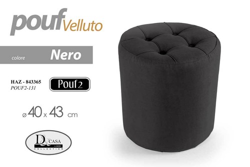 Pouf moderno cilindrico - pouf,