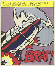 ROY LICHTENSTEIN Mentre aprivo