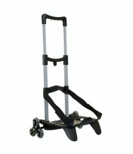 Seven-Be Box Carrello Porta Zaino 3 Ruote Colore Nero