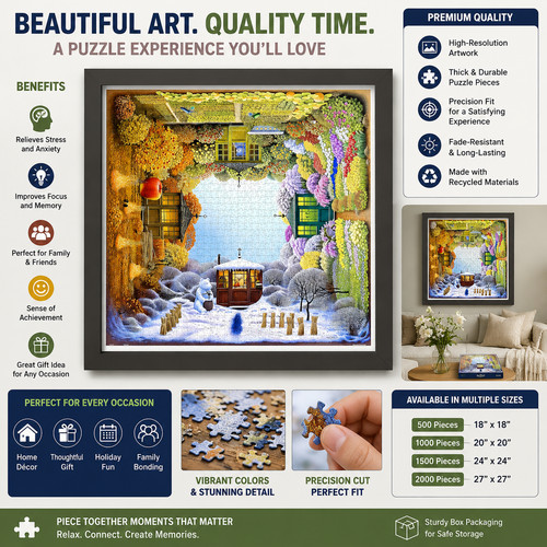 Puzzle 1600 pezzi per adulti - ,