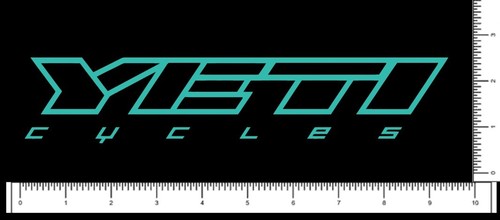 Adesivo yeti cycles 1 - 9", 1,8"