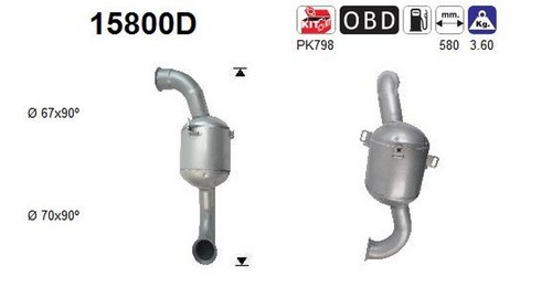 Cv catalizzatore per - 66, kw