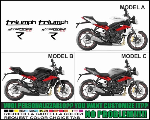 Adesivi 675 street triple - adesivi,