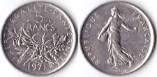 FRANCIA 5 FRANCHI FRANCS 1971