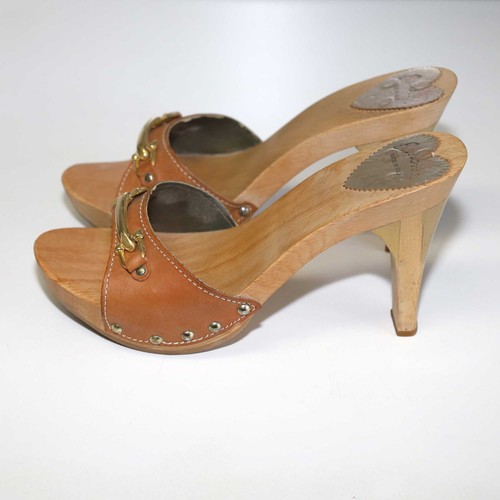 Tosca blu ciabatte legno - in,