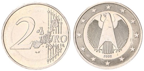 Errore conio euro 2002 - di,