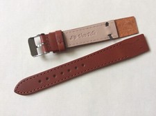 Cinturino Vintage ansa fissa 16, 18, 20mm Nero, Gold watch band strap open ends