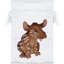 'Baby Tapir' Satin Drawstring