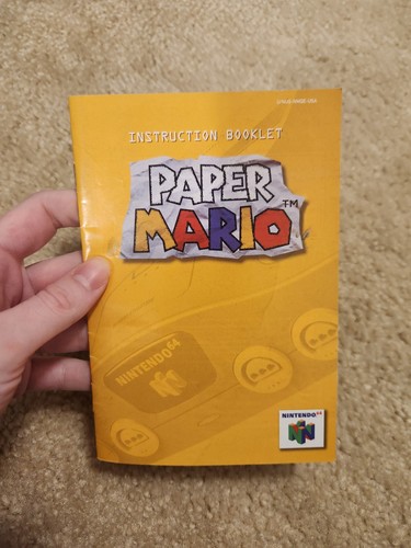 Paper mario n64 solo - solo, manuale