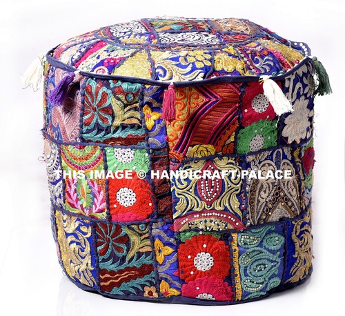 Pouf rotondo fatto mano - rotondo, a