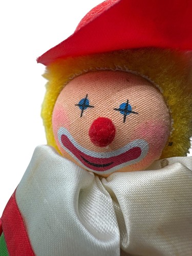 Bambola pagliaccio vintage