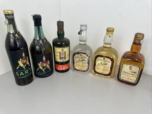 Bottiglie liquori sarti lotto - bottiglie,