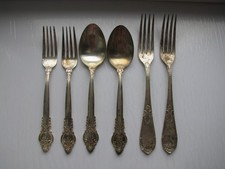 SET 6 posate placcate argento