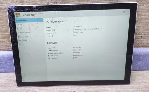 Microsoft surface pro - pro, 6