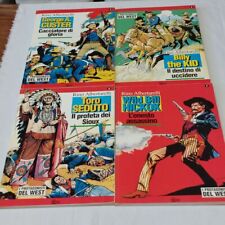 (Albertarelli) Lotto 4 volumi I protagonisti del WEST 1977 Hobby & Work