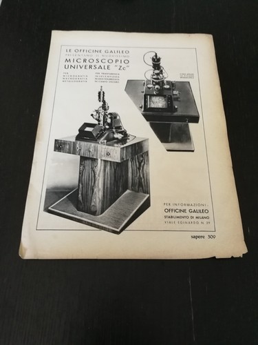 1937 microscopio universale - microscopio, zc