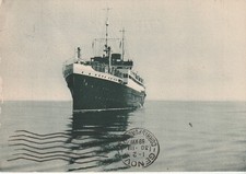 CARTOLINA TIRRENIA MOTONAVE