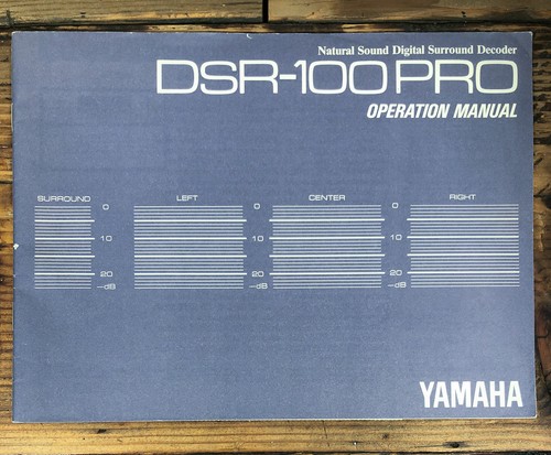 Yamaha dsr 100 - yamaha, pro