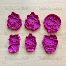 Hello Kitty Natalizia Natale Formine Cookie Cutter - Taglia biscotti PDZ