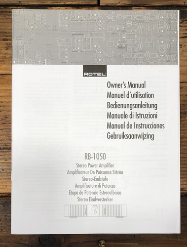 Rotel 1050 amplificatore - rotel,