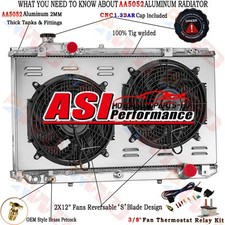 ASI 3 Row Radiator Shroud Fan